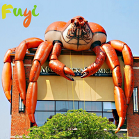 Modèle gonflable géant personnalisé Fuyi de crabe des mers, crabe poilu pour la publicité et la promotion des restaurants