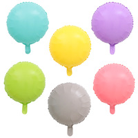 Ballons macaron de couleur bonbon, 5 pièces, 18 pouces, en feuille d'aluminium, ronds, en forme d'étoile, en cœur, décoratifs pour fête de mariage