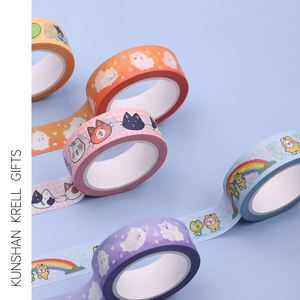 Ruban Washi Personnalisé pour Carnet de Notes, Super Longue Boucle, Motif Dessin Animé Mignon, Matériel DIY pour Carnet de Notes - Product Image 3