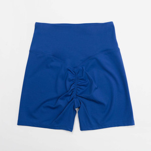 Pantaloncini Sportivi Personalizzati Senza Cuciture con Vita Alta a Costine, Pantaloncini da Palestra con Effetto Push-Up, Morbidi Pantaloncini Atletici per Yoga e Allenamento - Product Image 4