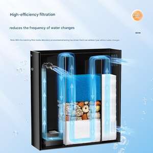 YEE Fabrik Großhandel Desktop-Rückfilter-<span class=keywords><strong>Aquarium</strong></span> Kleines Integriertes Glas-<span class=keywords><strong>Aquarium</strong></span> für Büro- und Heimdekoration - Product Image 4