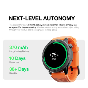 Reloj Inteligente AGM W1 Pro con GPS, Mapa Fuera de Línea, 370 mAh, Más de 100 Modos Deportivos, 5 ATM, IP68, Cristal <span class=keywords><strong>Gorilla</strong></span>, Brújula de Lujo, Calendario, OEM, Resistente para Exteriores - Product Image 6