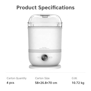 <span class=keywords><strong>Sterilizzatore</strong></span> e Asciugatore <span class=keywords><strong>Elettrico</strong></span> Multifunzione OEM per <span class=keywords><strong>Biberon</strong></span>, per Frutta Secca e Yogurt - Product Image 2