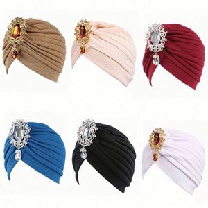 Pañuelo para la Cabeza Popular para Mujer, Turbante con Diseño Trenzado, Material de Poliéster y Spandex, Estilo Indio, con Volantes, Suave al Tacto, para las Cuatro Estaciones - Product Image 2