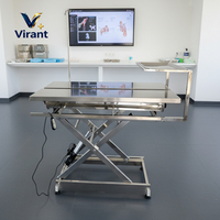Mesa de Operaciones Veterinaria de Acero Inoxidable Personalizada Directo de Fábrica, Mesa Quirúrgica para Clínica Veterinaria y Hospital de Mascotas