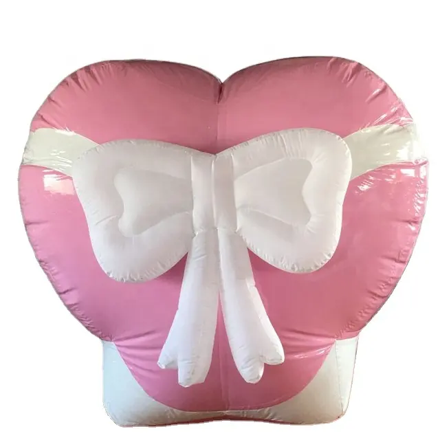 customized inflatable wedding marriage Valentine's Day pink heart balloon add light decoration advertising outdoor indoor