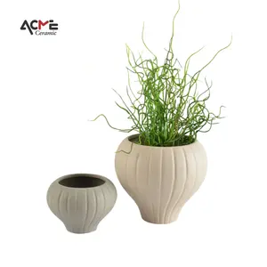 Pot bunga daur ulang Mini klasik, Pot bunga sukulen gaya Nordik, Pot tanaman keramik untuk dekorasi kantor rumah Hotel