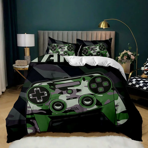 Housse de couette 3D BLACK pour console de jeu Ensemble de literie pour manette de jeu de couleur, adapté aux garçons et adolescents Vente en gros - Product Image 4