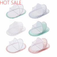 Moustiquaire pliable pour lit bébé, ensemble de literie pour bébé, moustiquaire de lit, pliable, portable, simple, 100% polyester