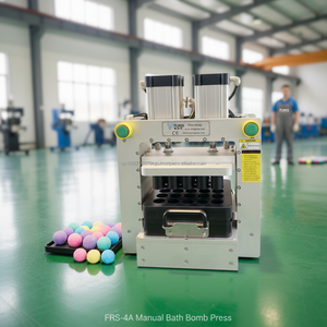<b>Small</b> <b>CNC</b> Pneumatic Bath Bomb Forming <b>Machine</b> (Power Press) Multifunctional Economic Choice for Home Spa & Craft Business - Product Image 2