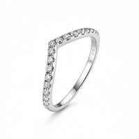 Bijoux en or en gros, bijoux de luxe pour femme, bagues polyvalentes, bagues en or véritable 14 carats, bagues en moissanite creuses