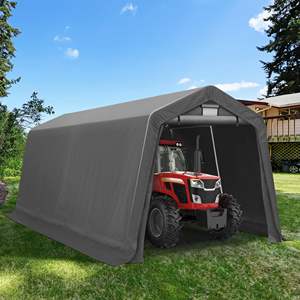 <span class=keywords><strong>Abri</strong></span> de stockage extérieur portable robuste 10 'x 10' avec porte à glissière enroulable pour générateur, véhicules, <span class=keywords><strong>moto</strong></span> - Product Image 4