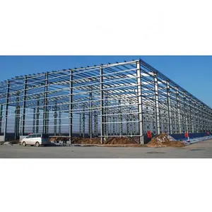 Low Cost Prefabricated Light Steel Structure Industrial Shed Buildings Warehouse With Construction