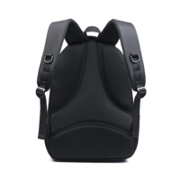 Sac à dos d'affaires multifonctionnel imperméable en nylon à motif lettres pour ordinateur portable, idéal pour les voyages en extérieur