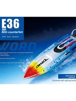 Bateau électrique de course DTRC E36 Arrow Model en résine, anti-contrefaçon, avec boîte d'origine