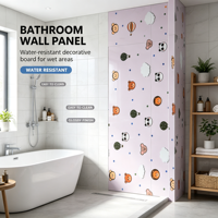 Panneau mural en PVC durable avec motif animal mignon pour chambre d'enfant, décoration intérieure, panneau mural en marbre UV directement de l'usine