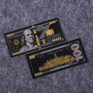 Billetes Falsos de Dólares Estadounidenses al por Mayor en Negro, Billetes de Banco No Circulantes Coleccionables de Papel para Souvenir - Product Image 2