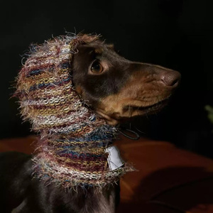 כלבים יוקרה גי כלבים מטושטש ידידותי לסרוג כובעים חג המולד עם עיצוב רטרו חמוד עבור <span class=keywords><strong>dachshund</strong></span>-מכונת כביסה - Product Image 2