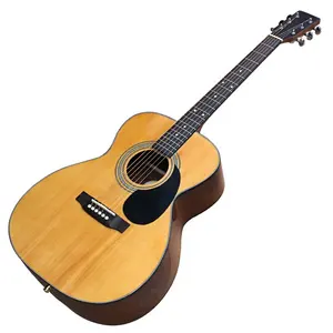 Flyoung Light Brown 41 Inch 00028 Acoustic Guitar Top Solid classical guitar with Pickup