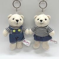 En gros, Nouveau design : Jouets en peluche ours, Poupées de déguisement pour enfants, Animaux en peluche, Porte-clés en peluche ours couple avec tenue