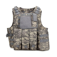 Gilet tactique à couverture complète JSH avec ordinateur Interlayer Quick Release 900D Oxford Gilet Softback de haute qualité