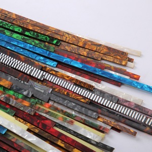 Tiras de celuloide para atar guitarra, bordes de púas, embellecedor, encuadernación de guitarra para cuello, cuerpo, varios colores - Product Image 5