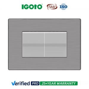 IGOTO Promotion Exceptionnelle Interrupteur Mural Américain Standard Traditionnel Simple 1 Gang pour Électricité Domestique - Product Image 1