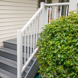 Ringhiera <span class=keywords><strong>per</strong></span> Balcone da Interno ed Esterno con Ringhiera in Alluminio Verniciato a Polvere Bianca - Product Image 2