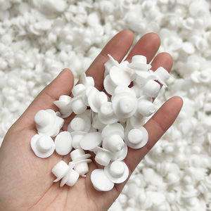 Pelota de juguete antiestrés al por mayor, con carcasa hueca DIY, transparente, de cristal blanco, de TPR, de rebote lento - Product Image 2