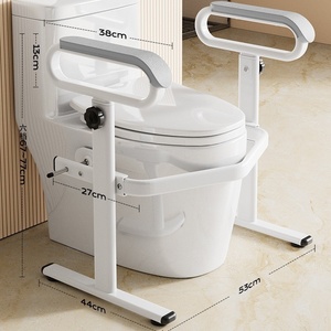 Barres d'appui antidérapantes pour toilettes, barres de sécurité pour salle de bain, supports de main pour personnes handicapées, barres d'appui pour parents - Product Image 5