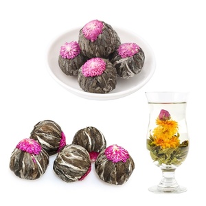 Bolas de Té Floreciente con Aroma a Té Chino Tradicional, Té Comprimido para Aliviar el Estrés, Empaque Exquisito para Hoteles y Cafeterías - Product Image 2
