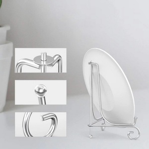 Màu vàng gấp sắt món ăn tấm hiển thị giá vẽ đứng và Khung Ảnh - Product Image 3