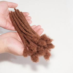 Yonna — extensions de cheveux humains stylisés, mèches ondulées naturelles, fil de fixation, pour femmes <span class=keywords><strong>afro</strong></span> - Product Image 5