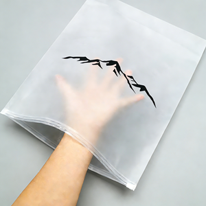 Sacchetti di plastica con chiusura a zip, opachi, personalizzati, di alta qualità, in PE OPP, richiudibili, <span class=keywords><strong>per</strong></span> magliette e abbigliamento - Product Image 5