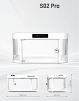 USMILEPET Cabine intelligente de luxe pour animaux de compagnie, cage de traitement d'isolement pour chats et chiens avec des fonctions de santé