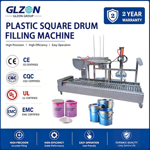 Máquina de Llenado de Bidones Cuadrados de Plástico de 20 <span class=keywords><strong>Litros</strong></span>, Diseño Eficiente, para <span class=keywords><strong>Aceite</strong></span> de Motor, Equipada con Sistema de Tapado - Product Image 1