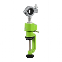 Support de perceuse électrique pivotant à 360 degrés avec pince de serrage pour banc, support universel pour meuleuse, idéal pour le bricolage et la fabrication de bijoux