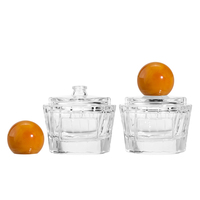 Flacon de parfum carré en verre transparent classique de 70 ml, personnalisable, avec capuchon à vis
