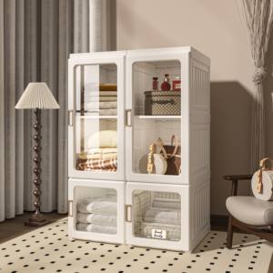 אנטבוקס מיונז ארון פלסטיק נייד למארטר ארון בגדים מתקפל למארחים לאחסון בגדים ריהוט - Product Image 5