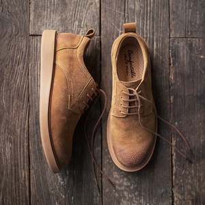 <span class=keywords><strong>Scarpe</strong></span> da <span class=keywords><strong>Uomo</strong></span> Maden, Eleganti in Vera Pelle, Basse, Punta Tonda, Stile Britannico, Casual Business, Tendenza Autunno 2026 - Product Image 1
