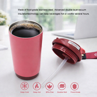 Gobelet isotherme en acier inoxydable classique de 320 ml avec logo personnalisé, tasse de voyage portable, OEM, performance thermique de 6 à 12 heures