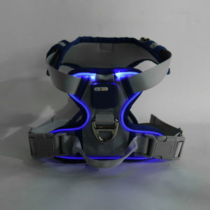 2026 New Korean Style Custom LED Dog <b>Harness</b> Adjustable Small Pet Vest OEM Private Label Glowing Puppy <b>Harness</b> for Teddy - Product Image 3