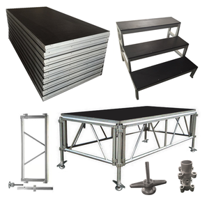 Nền tảng sân khấu di động có thể điều chỉnh, nền tảng sân khấu sự kiện, sân khấu gấp di động lớn bằng nhôm trong nhà/ngoài trời - Product Image 5