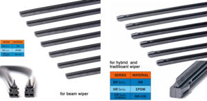 Lame d'essuie-glace sur mesure pour Toyota Camry Corolla Honda Civic CRV Hyundai Elantra Kia Sportage en caoutchouc naturel souple - Product Image 4