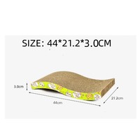 Planche à gratter pour chat en carton ondulé classique, durable, écologique, personnalisée, pour jouets pour chat
