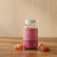 Gummies multivitaminés à la pectine OEM ODM pour femmes adultes, supplément de biotine et de vitamines, marque privée