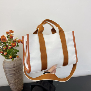 Sac fourre-tout d'épicerie en toile de mode Offre Spéciale Ins avec sangle unique sac à provisions en coton de style coréen de haute qualité - Product Image 6