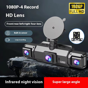 4 Channel Dash Cam Car 360 Degree Dashcam FHD 1080P Front Rear Inner Left and Right with <strong>3</strong> Inch IPS Display - Product Image 3