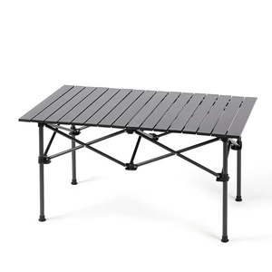 Mesa de Picnic Plegable Multifuncional de Metal Rodante de Entrega Rápida, Mesa de <span class=keywords><strong>Camping</strong></span> de Aluminio para Cocina de <span class=keywords><strong>Camping</strong></span> - Product Image 1
