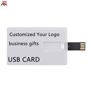 Hot Sale Customized Business Advertising Usb Credit Card Promotional Gift 128mb to 128GB USB Card